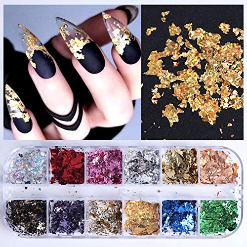 Colorful Nail Foil Flakes